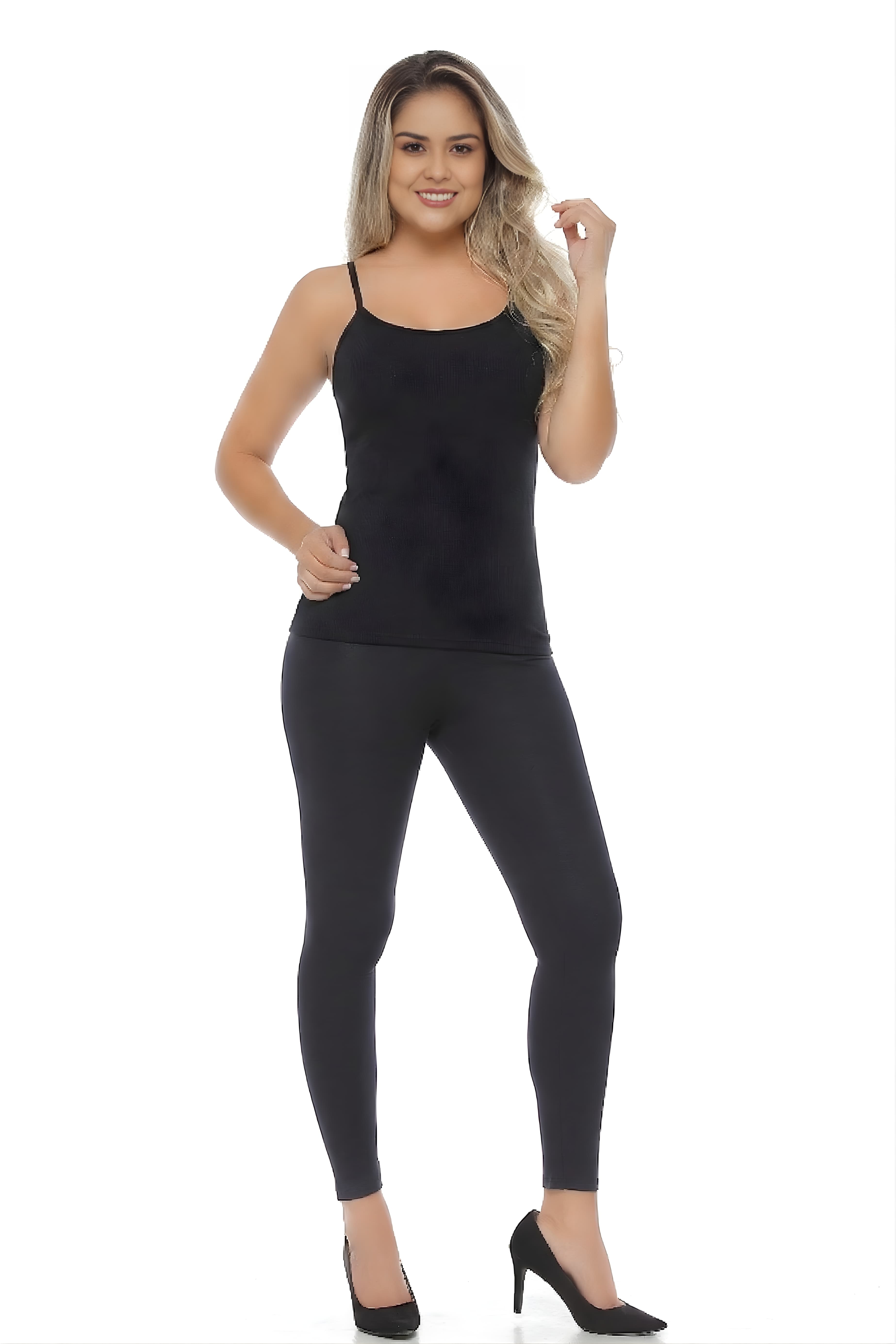Camiseta Tiras Fijas de Algodón para Mujer