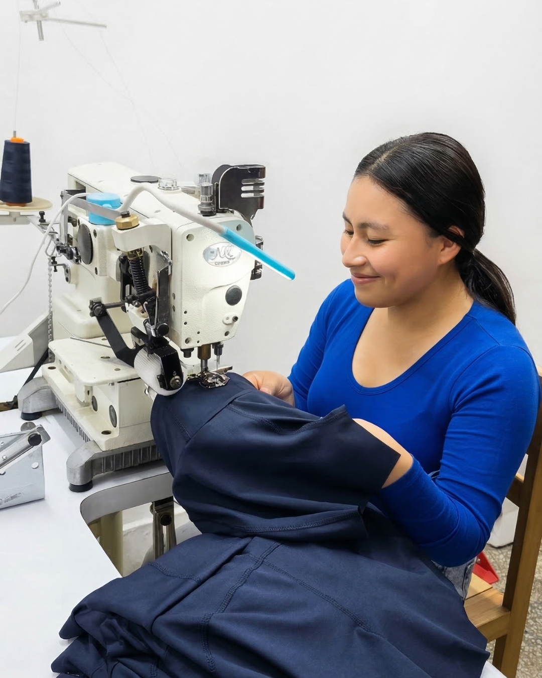 Fabricación de prendas Vialine en Perú